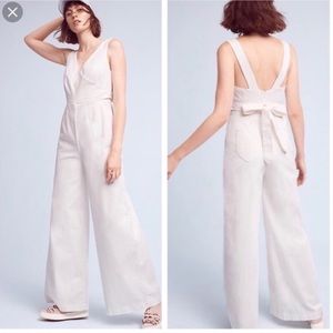 Anthropologie white romper